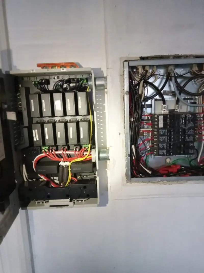 Electrical panel upgrade completed for Ring Doorbell Installation in Olympia Fields